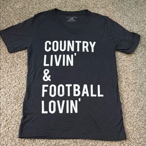 Football Lovin’ Women's Black Short Sleeve Tee